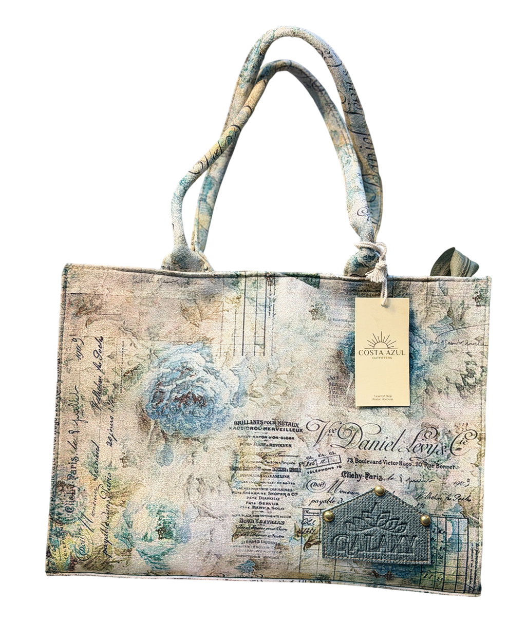 Printed Canvas Tote Bag – Ethnic Boho Handbag for Women