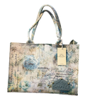 Printed Canvas Tote Bag – Ethnic Boho Handbag for Women
