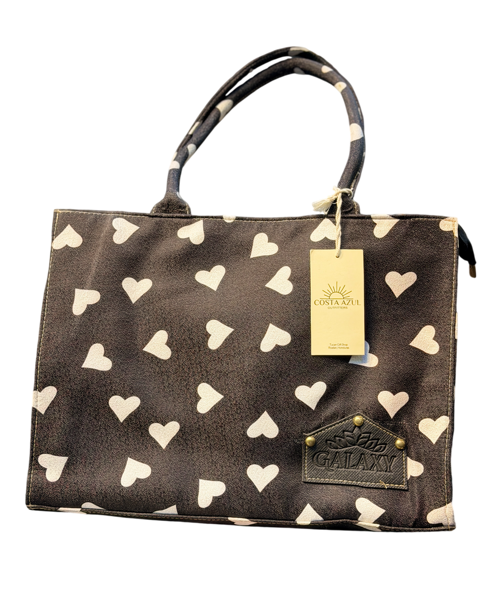 Printed Canvas Tote Bag – Ethnic Boho Handbag for Women
