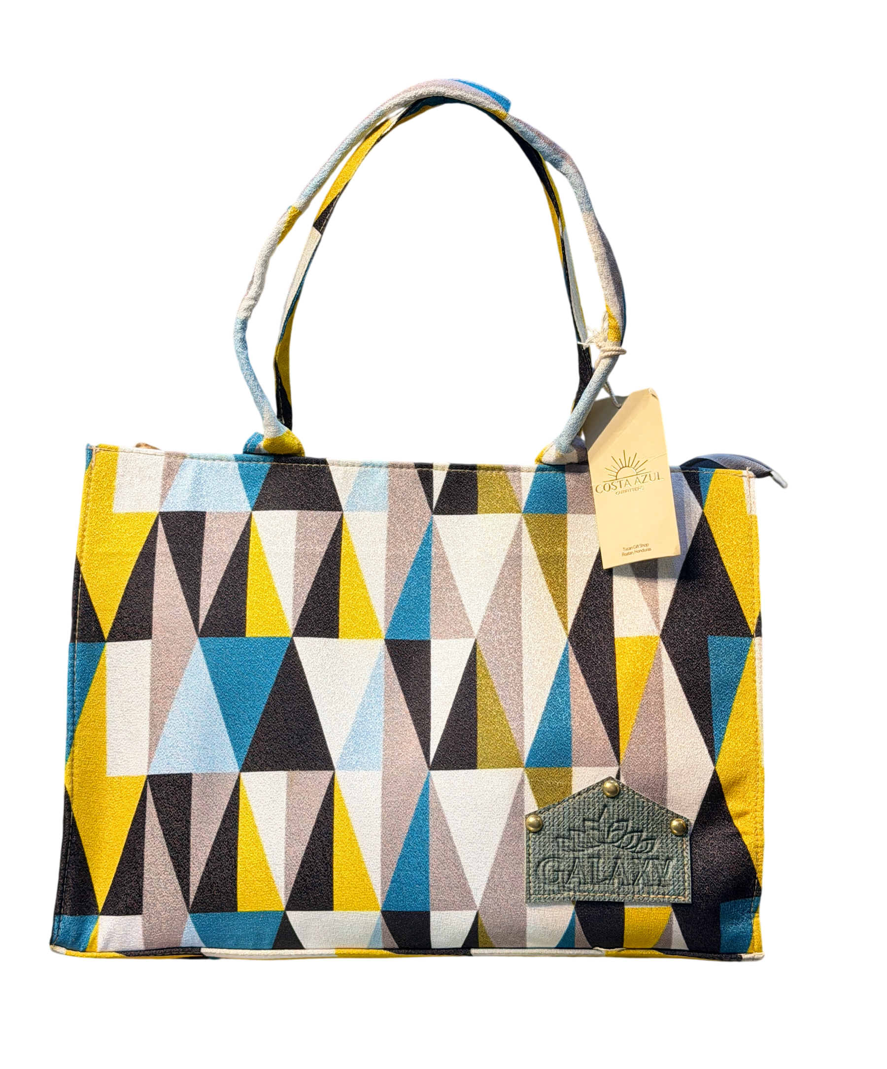 Printed Canvas Tote Bag – Ethnic Boho Handbag for Women